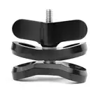 Светильник с зажимом-бабочкой для дайвинга с ЧПУ, крепление с шаровой головкой для экшн-камер Gopro Hero 5, 4, 3, yi, Sjcam, GitUp