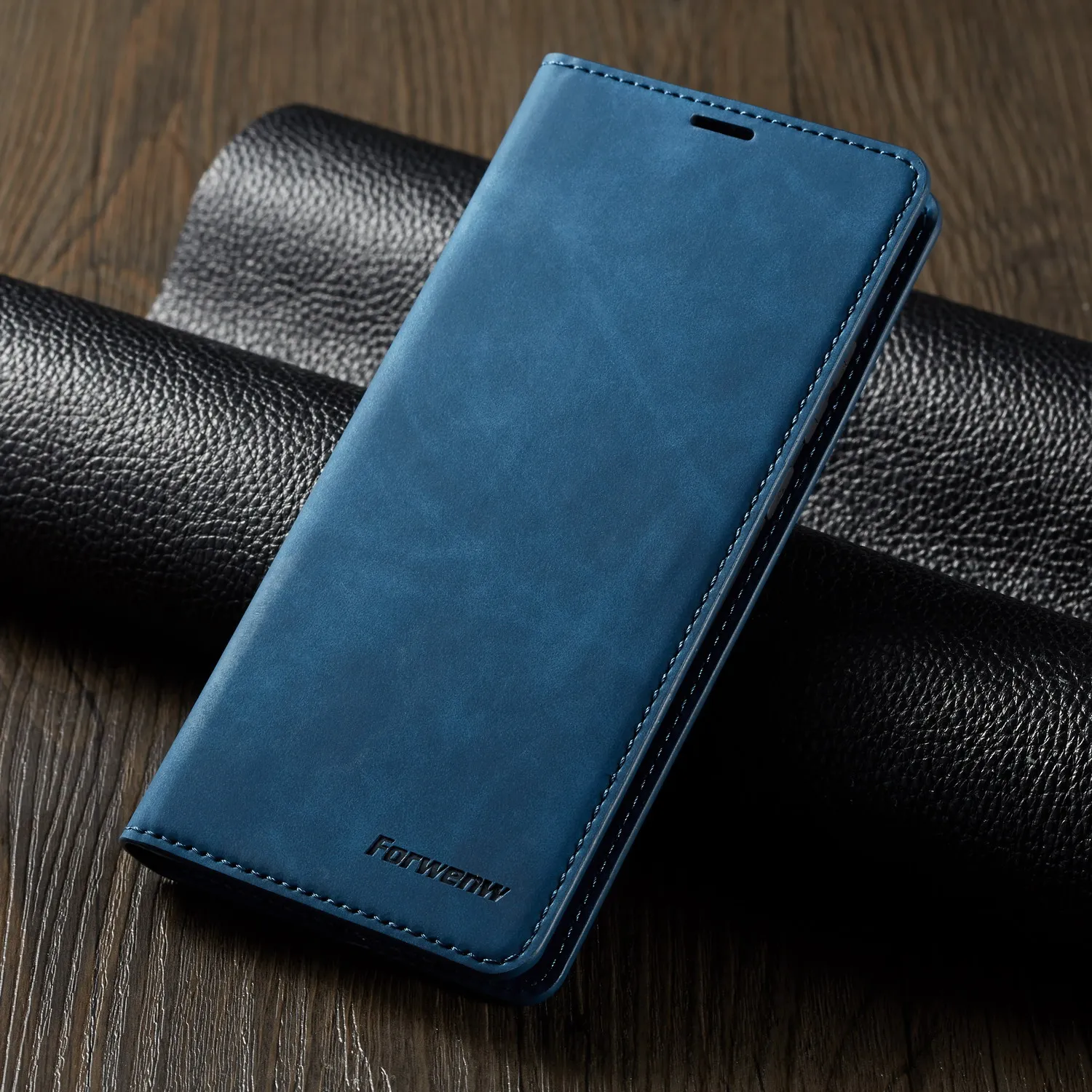 Blue Флип-кожаный чехол для huawei P Smart Huwei P30 P20 mate 30 20 Pro Lite, роскошный держатель для карт, кошелек с подставкой, Магнитный чехол-книжка - Цвет: Blue