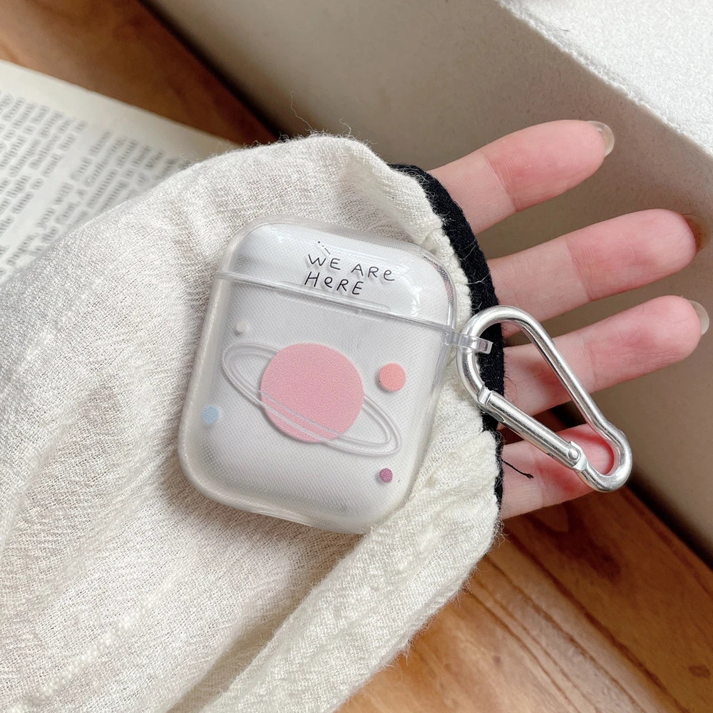 

Cartoon Earth Soft Silicone Case For Airpods 1/2 Protective Bluetooth Wireless Earphone Cover For Airpods Pro Charging Box Bags