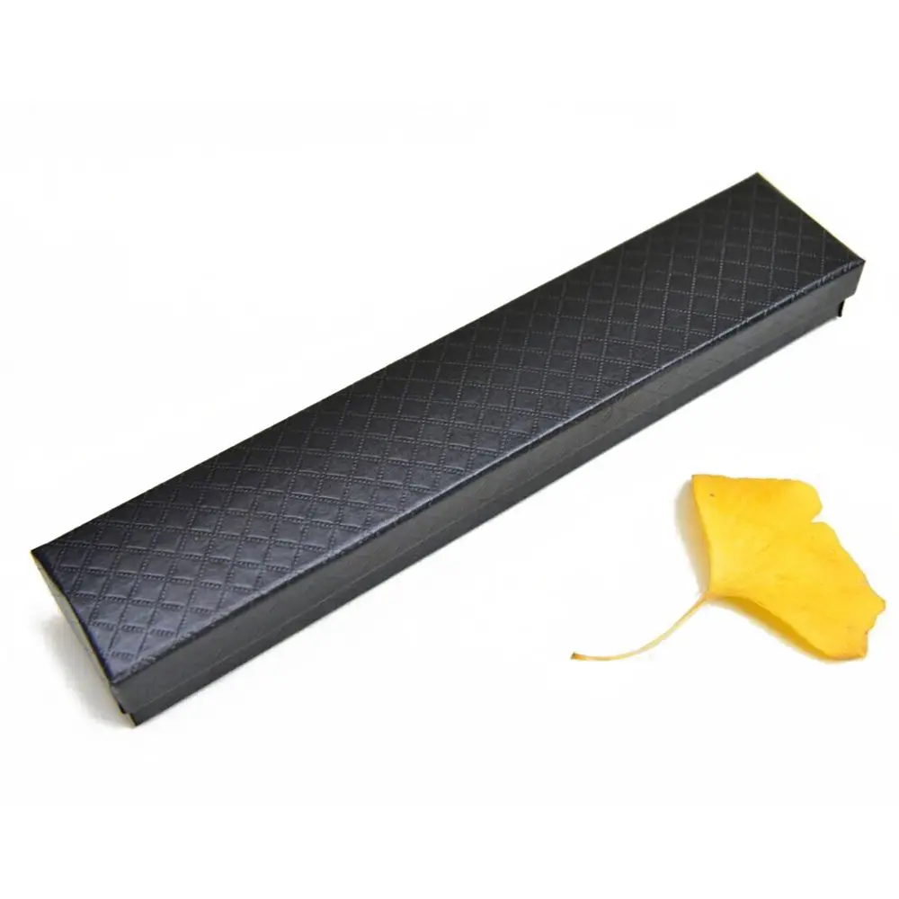 21x4x2.5cm-black 21*4 см изысканные ювелирные изделия дисплей коробки длинное ожерелье упаковка подарок чехол многоцветная коробка торговля геометрические узоры 1 шт - Цвет: 21x4x2.5cm-black
