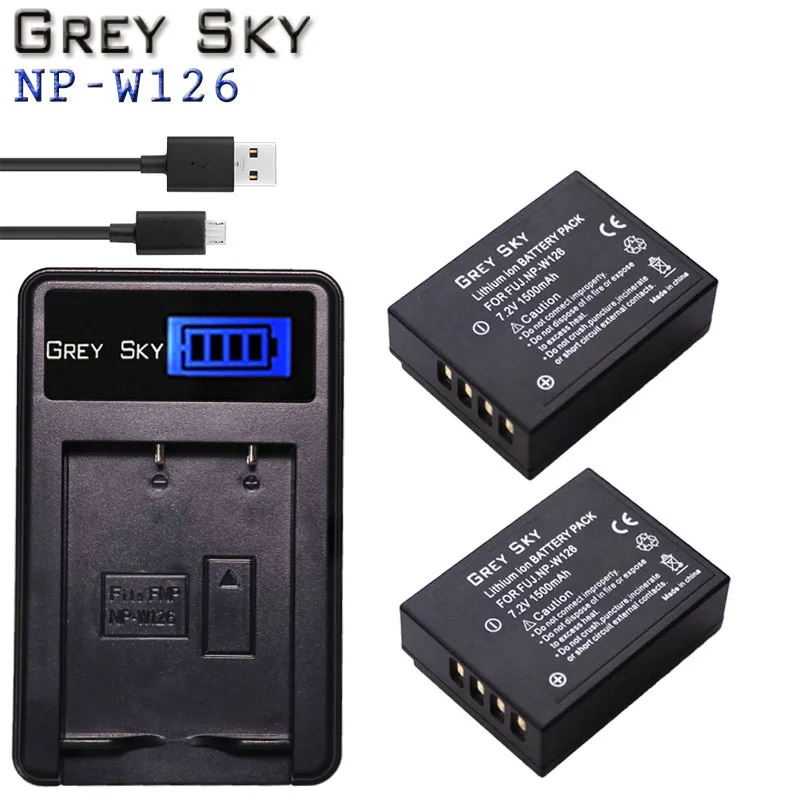 Аккумулятор для фотоаппарата 2 шт. и зарядное устройство ЖК-экрана | Электроника