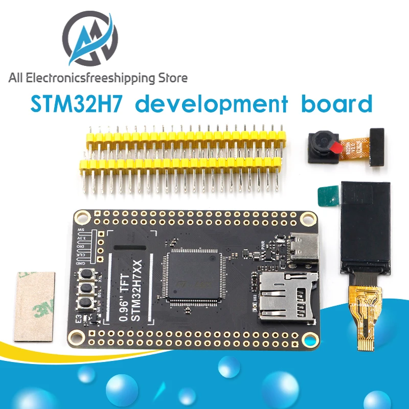 Материнская плата STM32H7 core STM32H750VBT6 совместимая с минимальной системной платой openmv