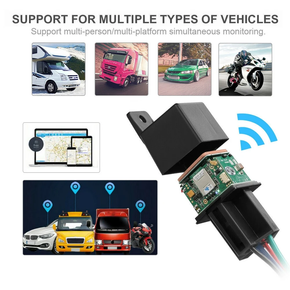 Автомобильный GPS трекер CJ720 GSM локатор с дистанционным управлением