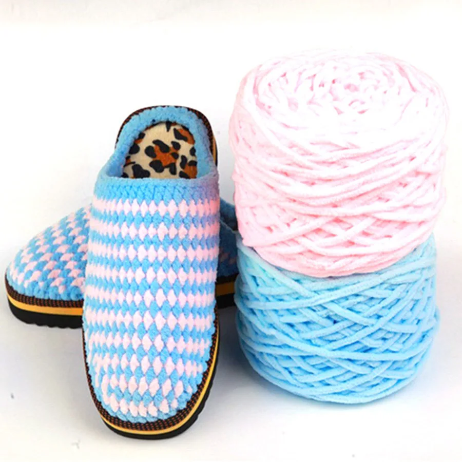 160 г пряжа для ручного вязания хлопчатобумажная крючком зимняя обувь сделай сам