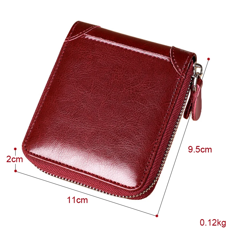 

Women Wallets short Style Soft leather wallet Purse Vintage Small Zipper Wallets Purse Female With Coin Pocket Card Holder women