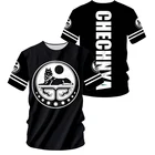 Рубашка UJWI CHECHNYA 3D, сделанная на заказ футболка с номером и надписью Grozny, надпись Российский Россия, одежда с надписью Rossiya Argun Gudermes