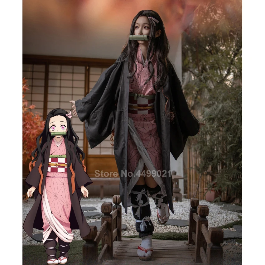 Женские костюмы для косплея из аниме рассекающий демонов традиционные японские