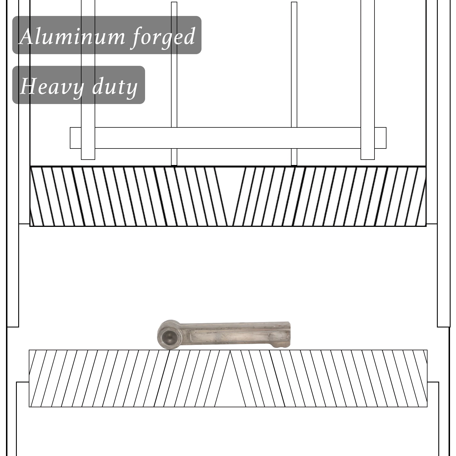 

Billet Aluminum Rear Upper Link Arm Kit For 2008-UP Toyota Land Cruiser 200 Series