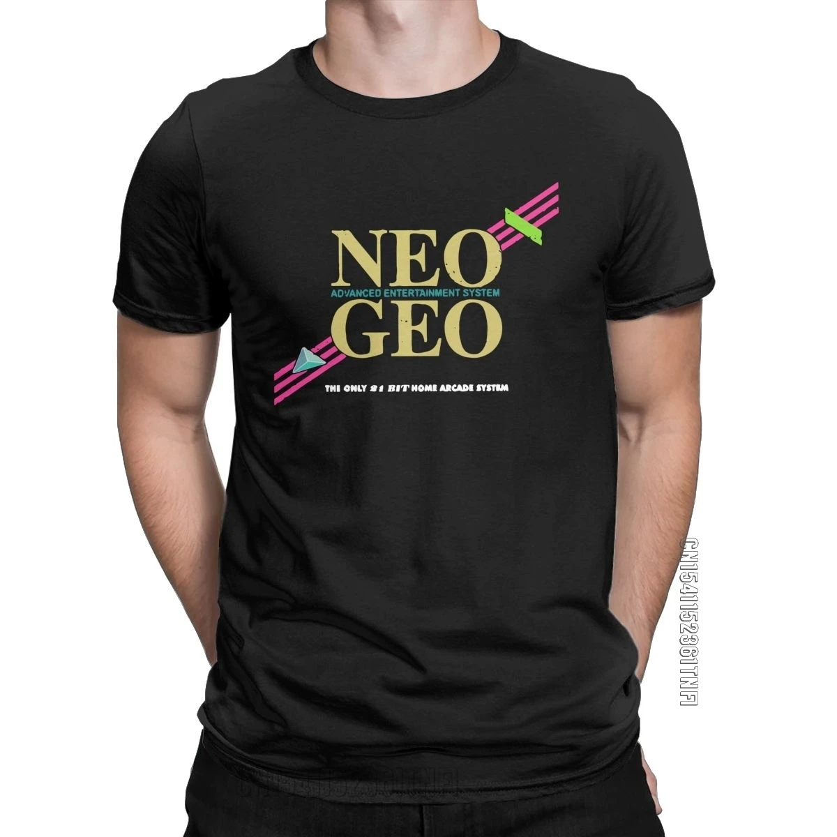 

AES T Shirt For Men 100% Cotton Leisure T-Shirts O Neck Neo Geo Snk Tee Shirt Classic Short Sleeve Clothes 2XL 3XL