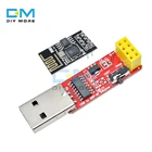 CH340 USB в ESP8266 последовательный ESP-01 ESP01 ESP01S, беспроводной модуль платы разработки Wi-Fi для Arduino, адаптер программатора