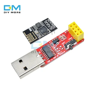 CH340 USB в ESP8266 последовательный ESP-01 ESP01 ESP01S, беспроводной модуль платы разработки Wi-Fi для Arduino, адаптер программатора