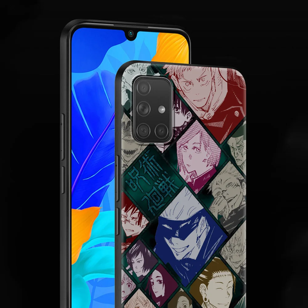 

jujutsu kaisen Phone Case For Samsung Galaxy A72 A52 A71 A51 A42 A32 A31 A21 A02 A01 A11 A91 A41 A21s A02s Softshell