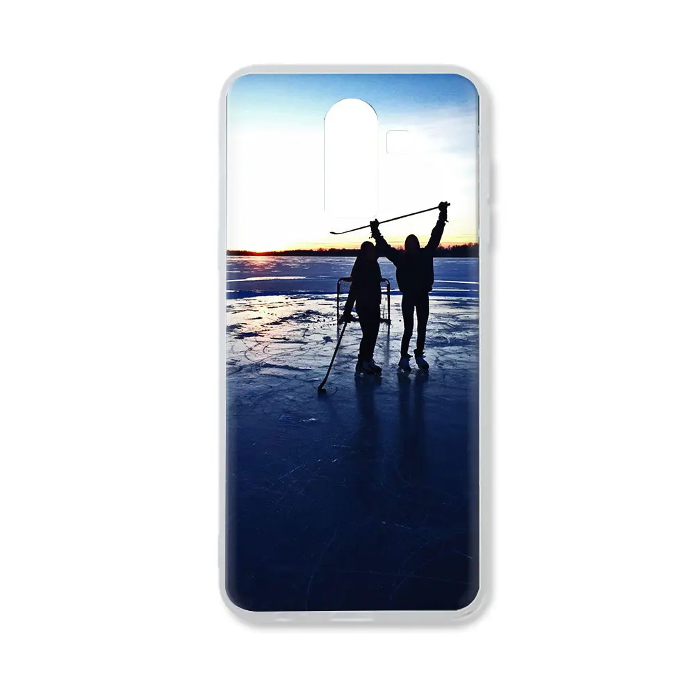 H10 Хоккей на льду T жесткий чехол для телефона для Galaxy A2 Core J2 J3 J4 J5 J6 плюс J7 Duo J8 Prime ЕС, США - Цвет: H10