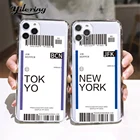 Мягкий прозрачный чехол из ТПУ для iPhone 12 13 Pro Max 13 12 mini