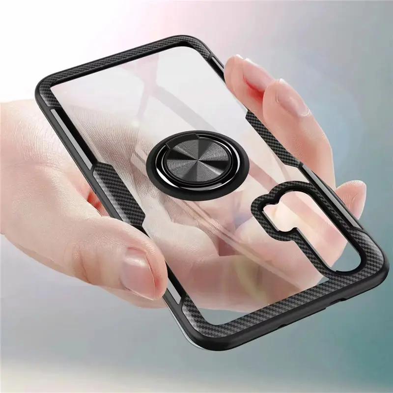 For Huawei Honor 20 Pro Honor20 10 Lite 10i 20i Case Magnetic Ring Stand Cover for Honor 7X 8X Max 8S Y5 P Smart Plus