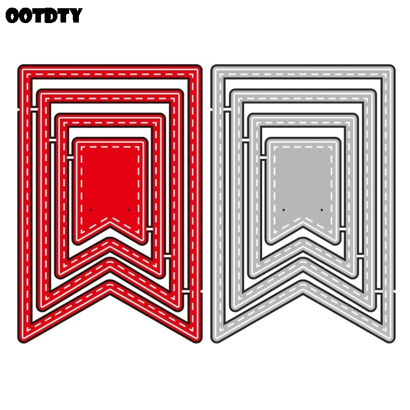 Металлический баннер для резки металла Трафаретный Скрапбукинг DIY штамп