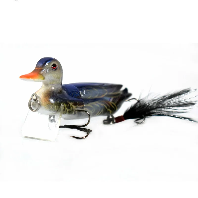 70 мм 10 г плавающая утка рыболовные приманки жесткое тело соединенный Swimbait Щука