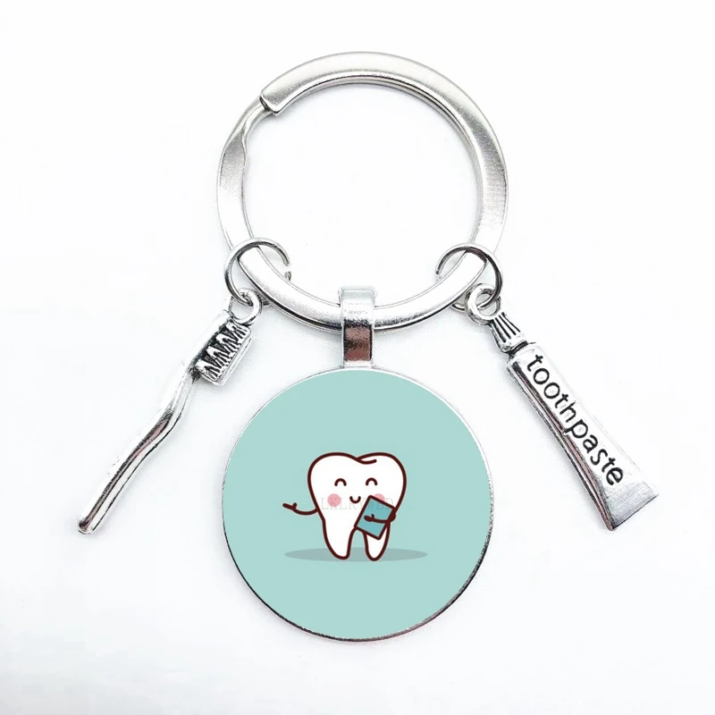 2020 популярная зубная подвеска брелок мини паста в виде зубной щетки