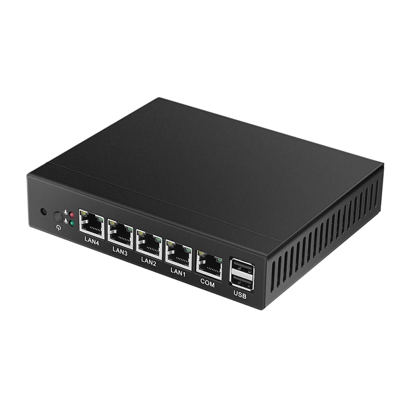 Маршрутизатор брандмауэра мини ПК Intel Celeron J1900 четырехъядерный 4x Intel i211AT Gigabit Ethernet Pfsense Appliance