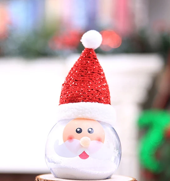1 pieza de adornos navide&ntilde;os para el hogar, adornos para &aacute;rbol de Navidad, decoraci&oacute;n navide&ntilde;a de A&ntilde;o Nuevo, colgantes para el hogar, bola artesanal-2
