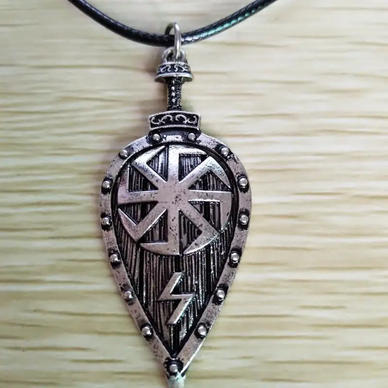 Модное мужское ожерелье в стиле хип-хоп стиль викингов славянский щит