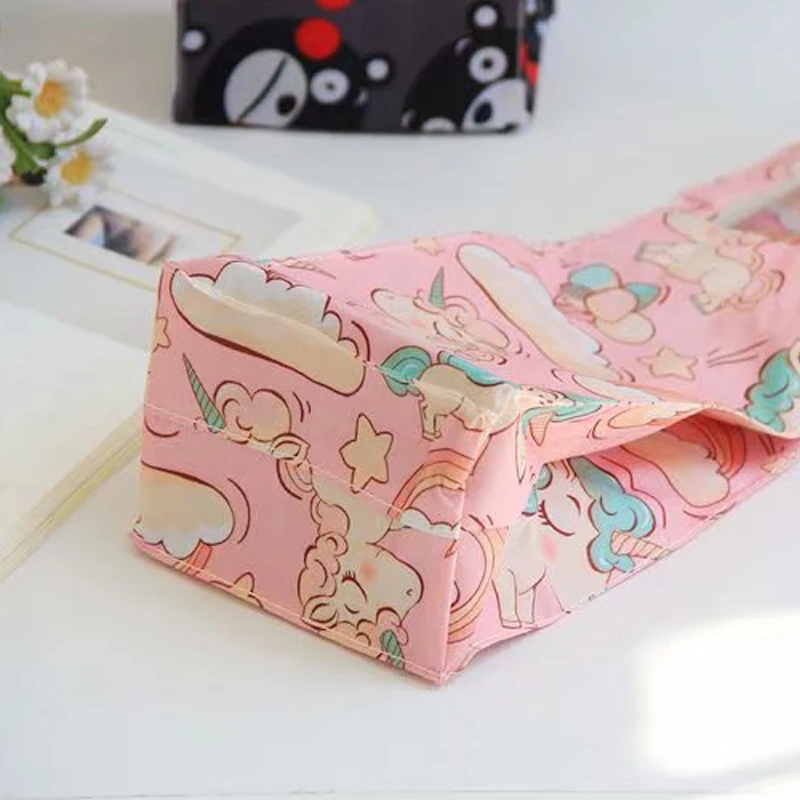 Милый японский мультфильм девушка бутылка воды мешок студента Напиток Зонтик