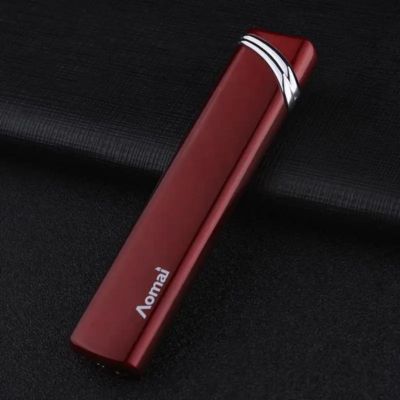 Металлическая зажигалка длинная Бутановая газовая индивидуальная модная