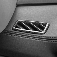 2 pcs abs carbon car dashboard front small air conditioner outlet ac vent cover trim for volkswagen vw teramont atlas 2017 2020