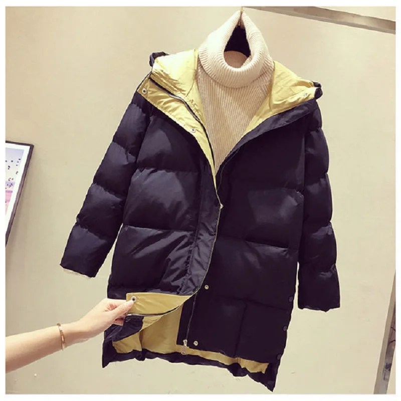 

Женская хлопковая куртка, новое пальто, зимняя модная стеганая куртка, женское плотное пальто средней длины, женский пуховик
