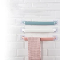 perforated and non marking bathroom towel rail bathroom shelf towel rag rack wall mounted towel rack shelves for wall