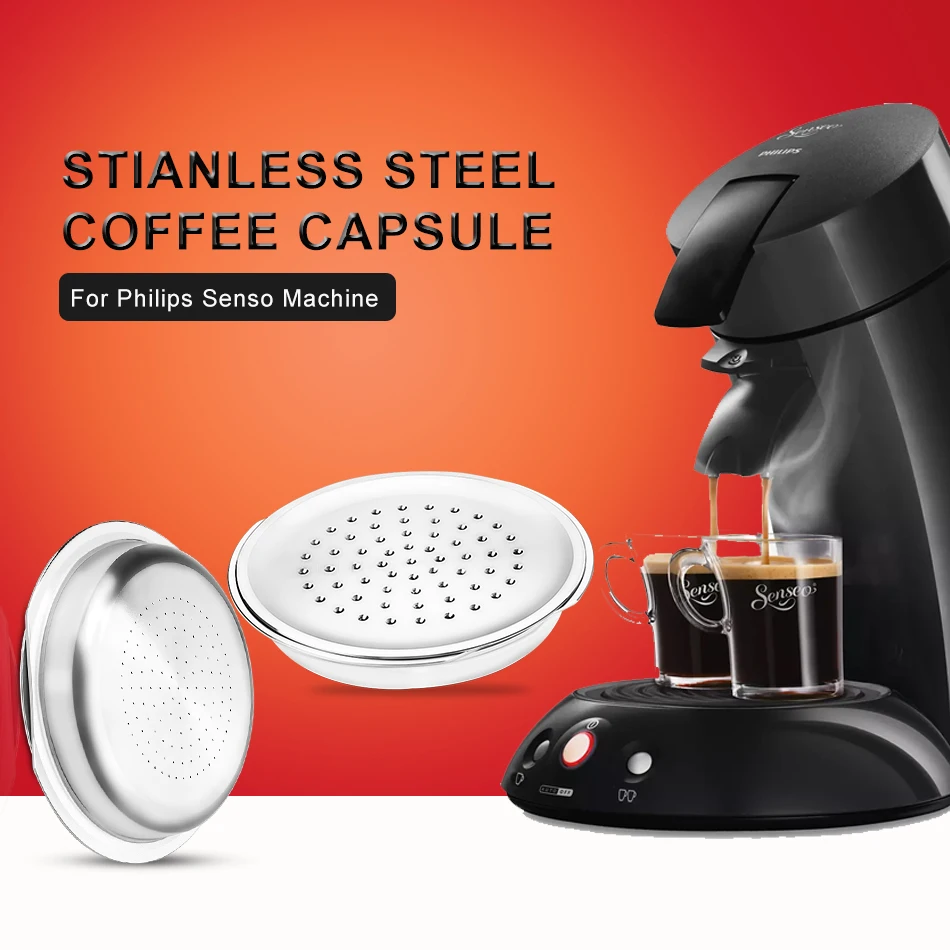 Нержавеющая сталь Кофе капсулы с крышками для Philips Senseo машина Фильтр Инструменты