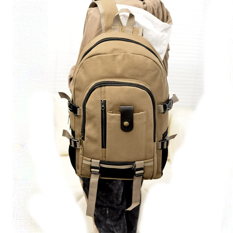 

Outdoor sports fitness Gym Bags canvas large capacity men's shoulder backpack travel backpacks college bag Free Shipping Sale