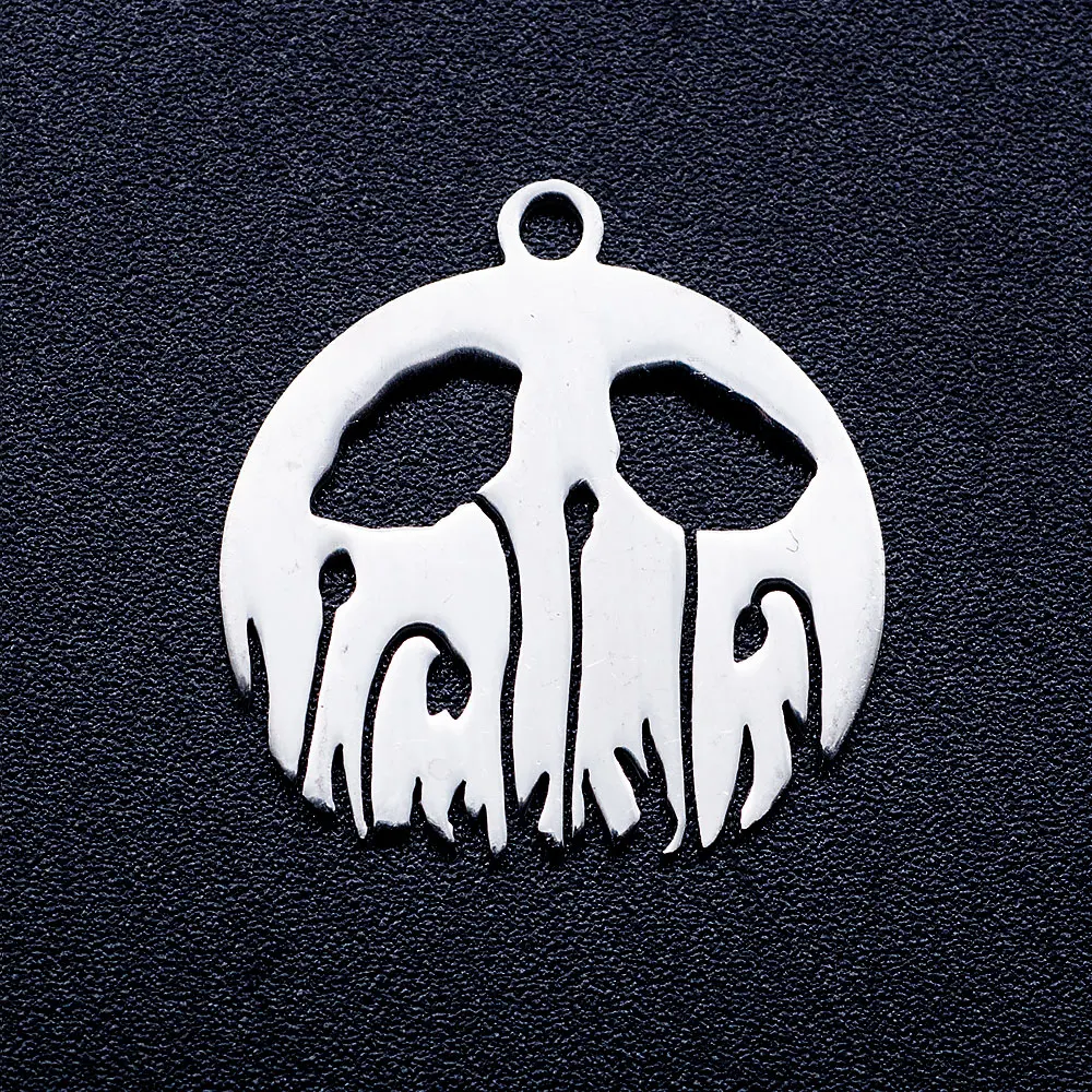

10pcs/lot Natural Floral DIY Jewelry Charms Wholesale 100% Stainless Steel Charm for Bracelet Making Charm for Necklace Making