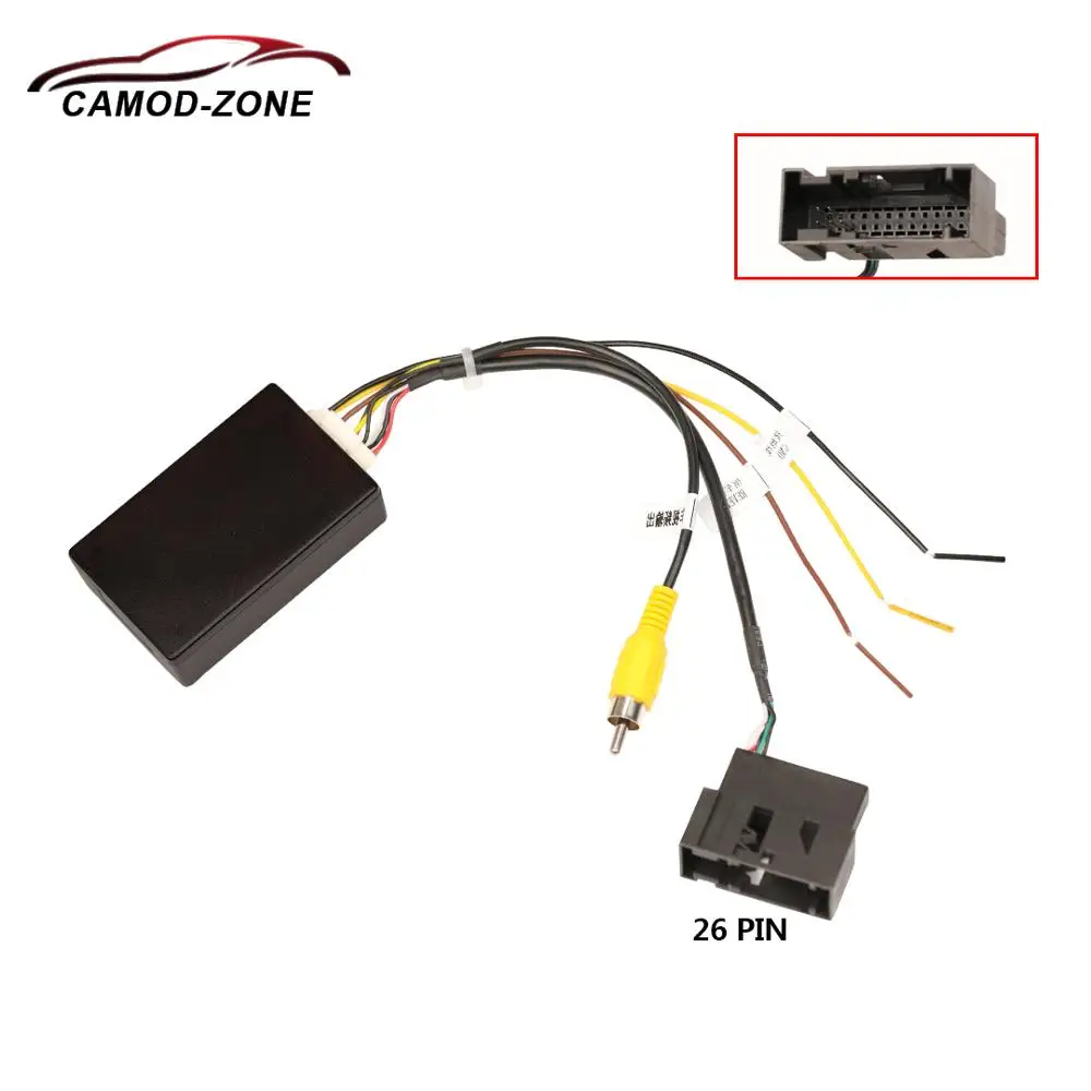 Конвертер сигнала RGB-CVBS (RCA) для камеры заднего вида VW Passat CC Tiguan RNS510 RCD510 RNS315 в AV |