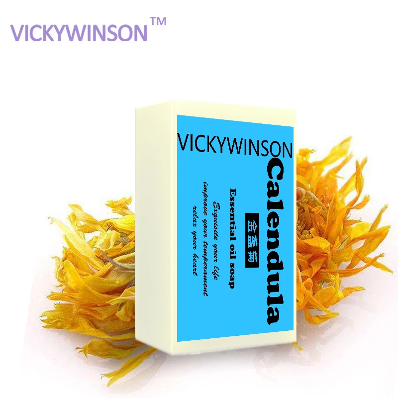 

Мыло с календулой ручной работы 50 г увлажняющая очистка и увлажнение воды мыло с календулой ручной работы