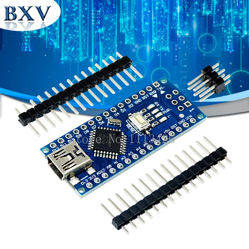 

10PCS/LOT Nano 3.0 controller compatible with nano CH340 USB driver with CABLE NANO V3.0