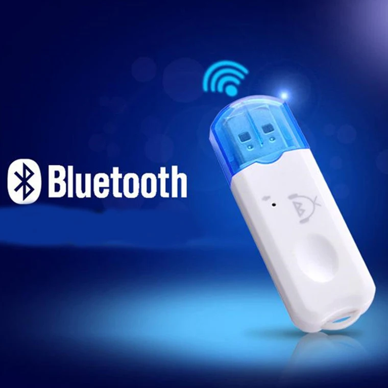 

USB Bluetooth V2.1 Аудио стерео приемник беспроводной гарнитуры адаптер A2DP ключ автомобильный комплект для динамика для iphone для автомобиля или дом...