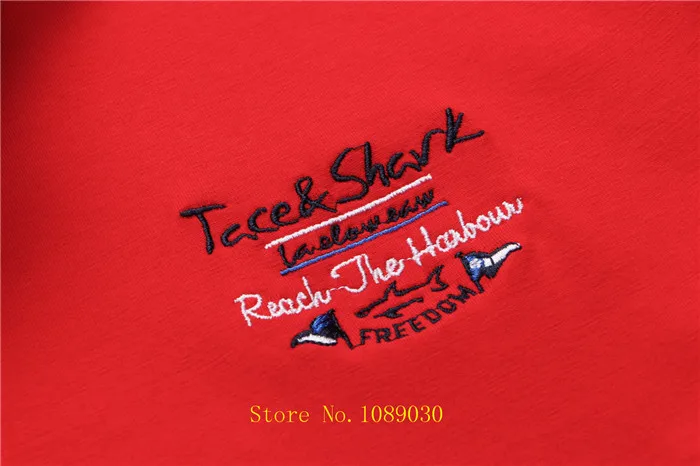 Новая брендовая мужская рубашка поло Tace& Shark, летняя повседневная полосатая хлопковая рубашка поло, однотонная официальная деловая рубашка поло camisa