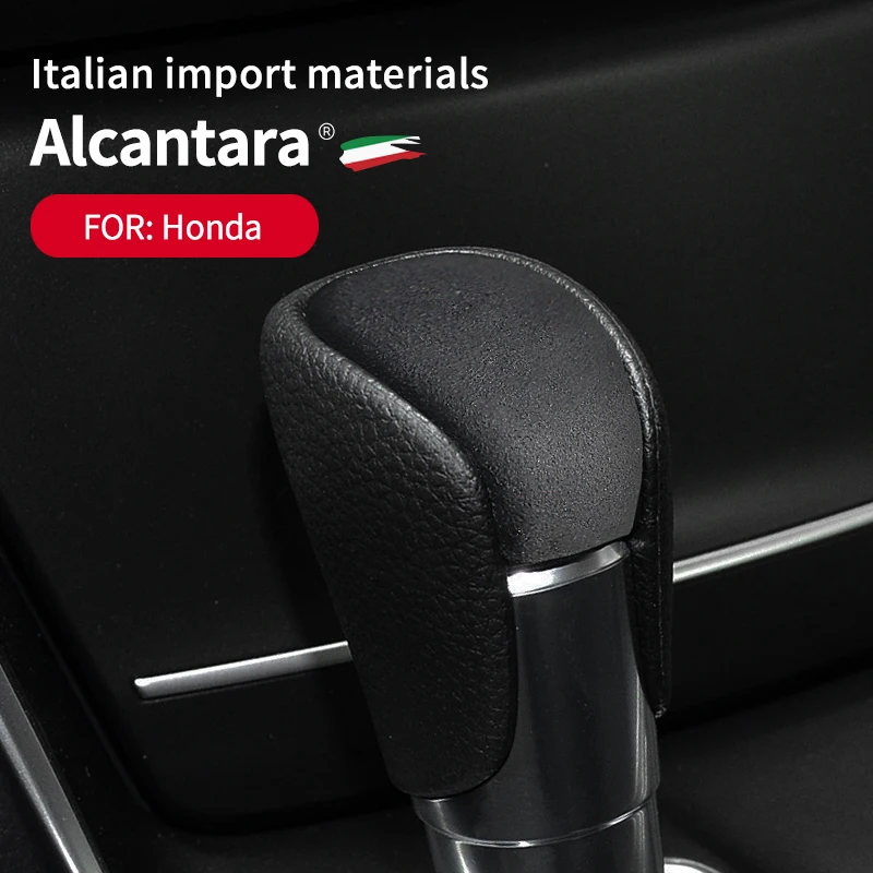 

Suitable for Honda Tenth Generation Accord Civic Alcantara Flip Fur Gear Headgear Lingpai Inspire Gear Handle