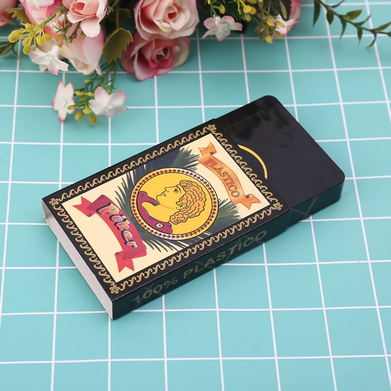 

40 шт./компл. испанские игральные карты пластиковые покерные карты из ПВХ