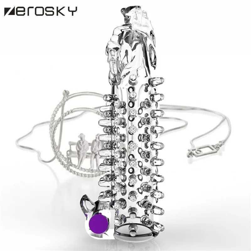 Секс-игрушки для взрослых многоразовые презервативы мужские с шипами