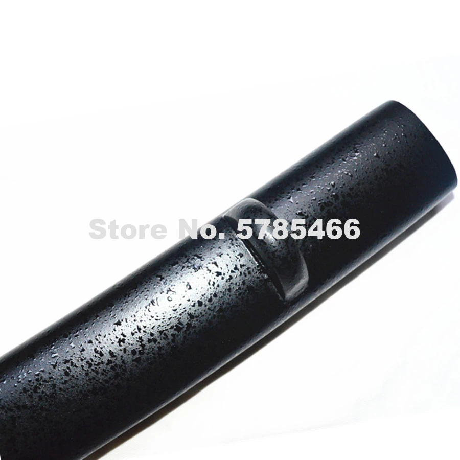 Новая ручная работа Красивая матовая черная лакированная древесина ножны Сая