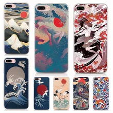 For Umidigi Bison 2021 One Z2 Pro A9 Max Power 5 A11 Power 6 5 3 Silicone Case Cartoon Wave Art Japanese Cover Shell Phone Case