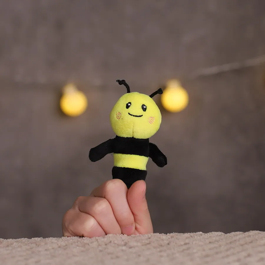 Kawaii дневная черепаха Цыпленок пчела жук пальчиковая кукла 4 дюйма Детская |