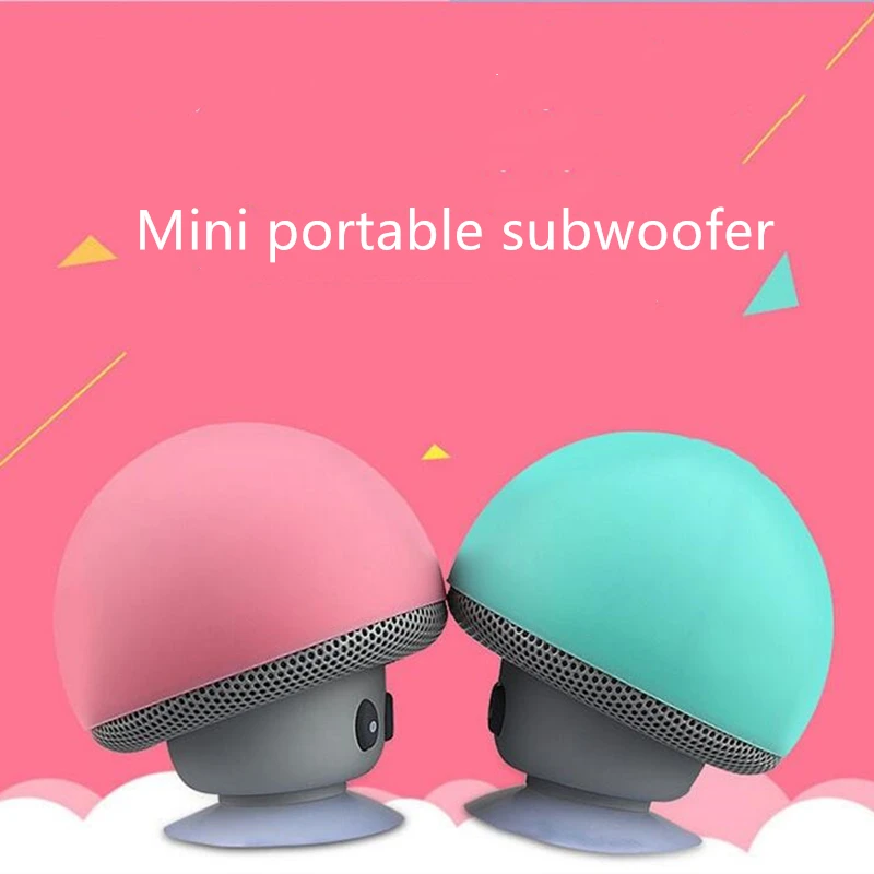 Креативный маленький гриб голову Bluetooth поративный уличный мини небольшой стерео