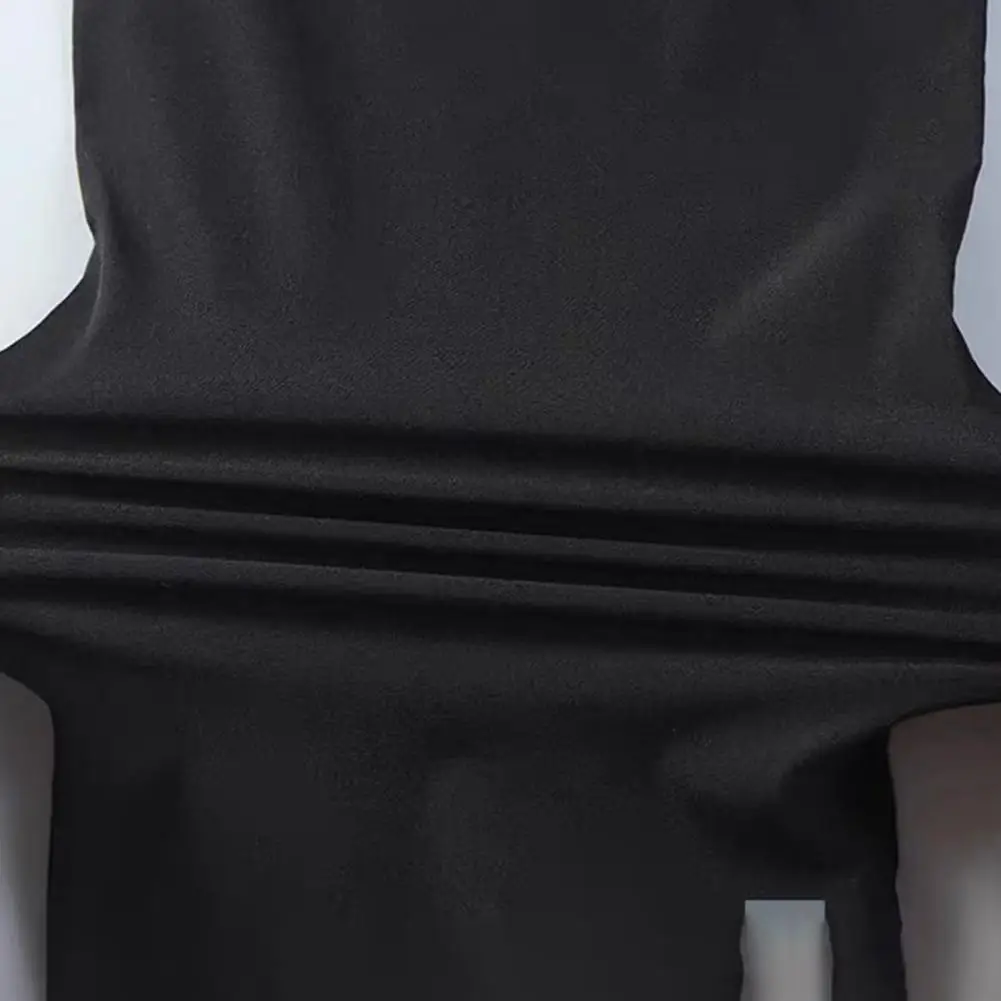 

3/4 Capri Pants Solid Color Stretchy Men Drawstring Pockets Cropped Trousers for Sports