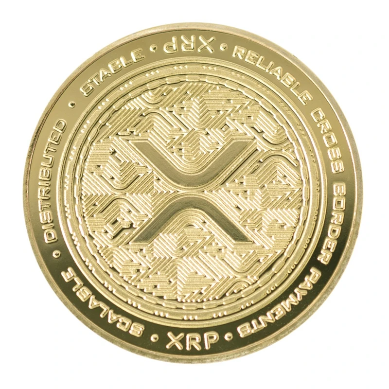 Люмен Stellar XRP цифровая валюта позолоченная памятная криптовалюта коллекционный