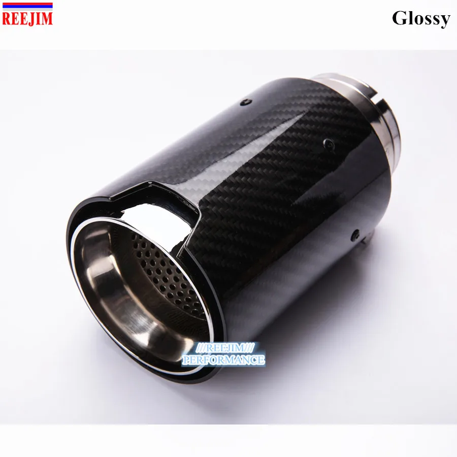 1 шт. наконечник выхлопной трубы из углеродного волокна для BMW Series M3 M4 M5 2012