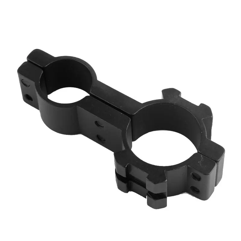 

25.4mm & 18mm Flashlight Scope Sight Dual Ring Barrel Mount Side Rail US Local