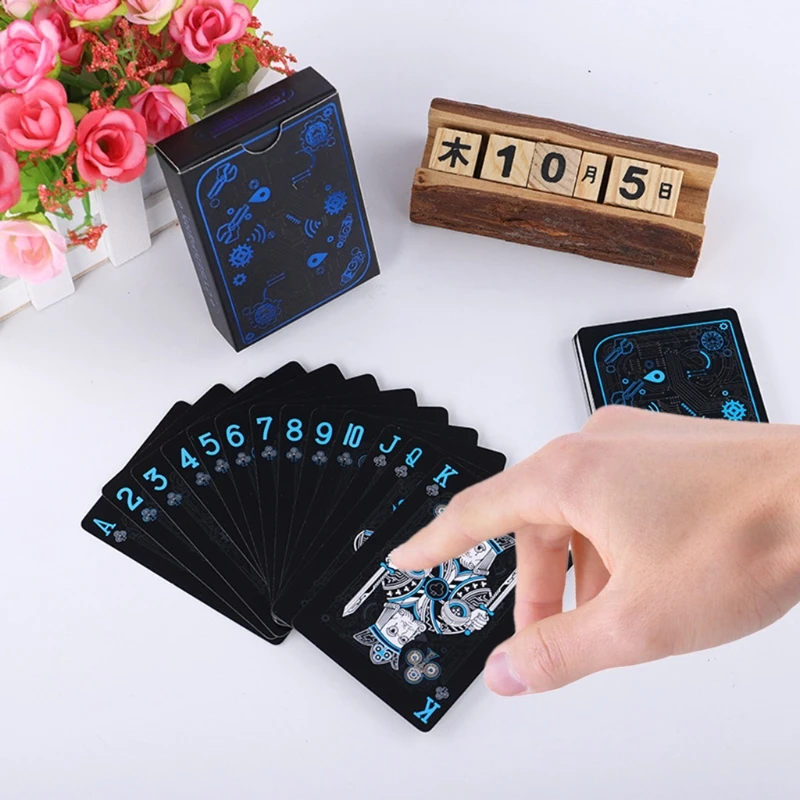 

Decks Playing Cards, Premium Cartoon Plastic Waterproof Playing Poker Cards Professional Luxury Deck of Cards for Adults